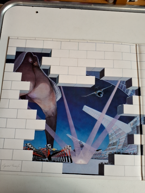 Pink Floyd The Wall, udgivet 1979, 2 LP